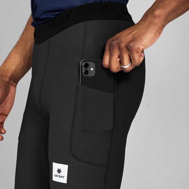 SAYSKY ���������� ���硼�ȥ����� NMRST32c901 Combat+ Rib Short Tights 8inch Black ��� �ϡ��ե����� ����Хåȥץ饹 ��֥��硼�ȥ�����8����� ����ץ�å���� ���˥� �ޥ饽�� ���祮�� �ȥ쥤����˥� �ȥ���
