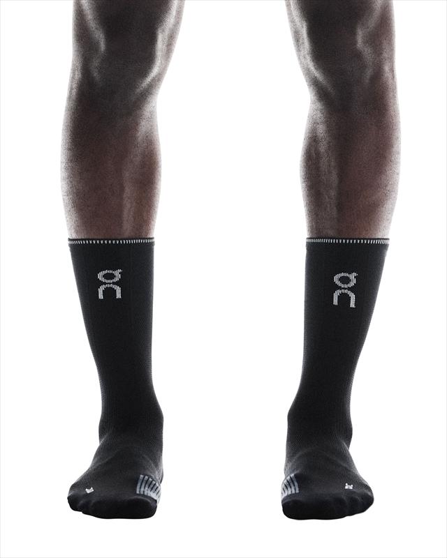 On ���� Performance Run Sock High U Black/Eclipse 2UF10040106 ��˥��å��� ���˥󥰥��å��� �ѥե����ޥ� ��� ���å� �ϥ� �ߥ˥��롼 �ϥ����å��� ���å���� �̵��� �ۼ�®�� �ɥ饤 �尵���������ݡ��� �졼�� �ȥ졼�˥� �ޥ饽��