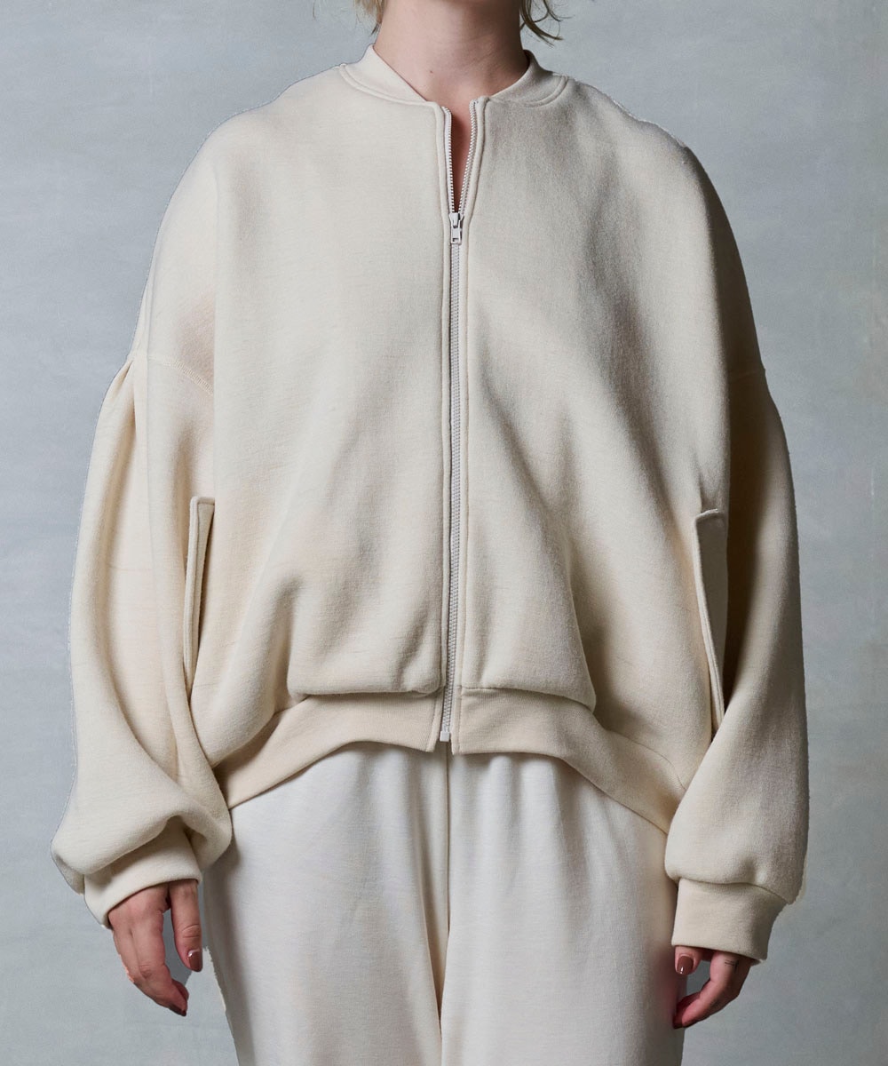 モイストブルゾン【表アルパカダンボールニット】｜Five Rules公式通販