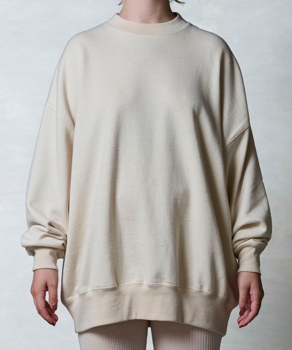 モイストビックシルエットスウェット【表アルパカ裏毛】