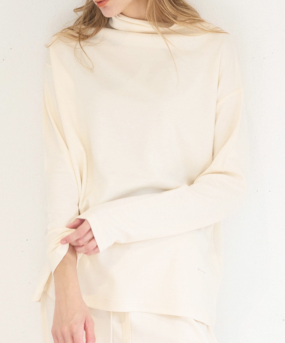 【New】yawayumeポンチボトルネックプルオーバー【ポンチ】