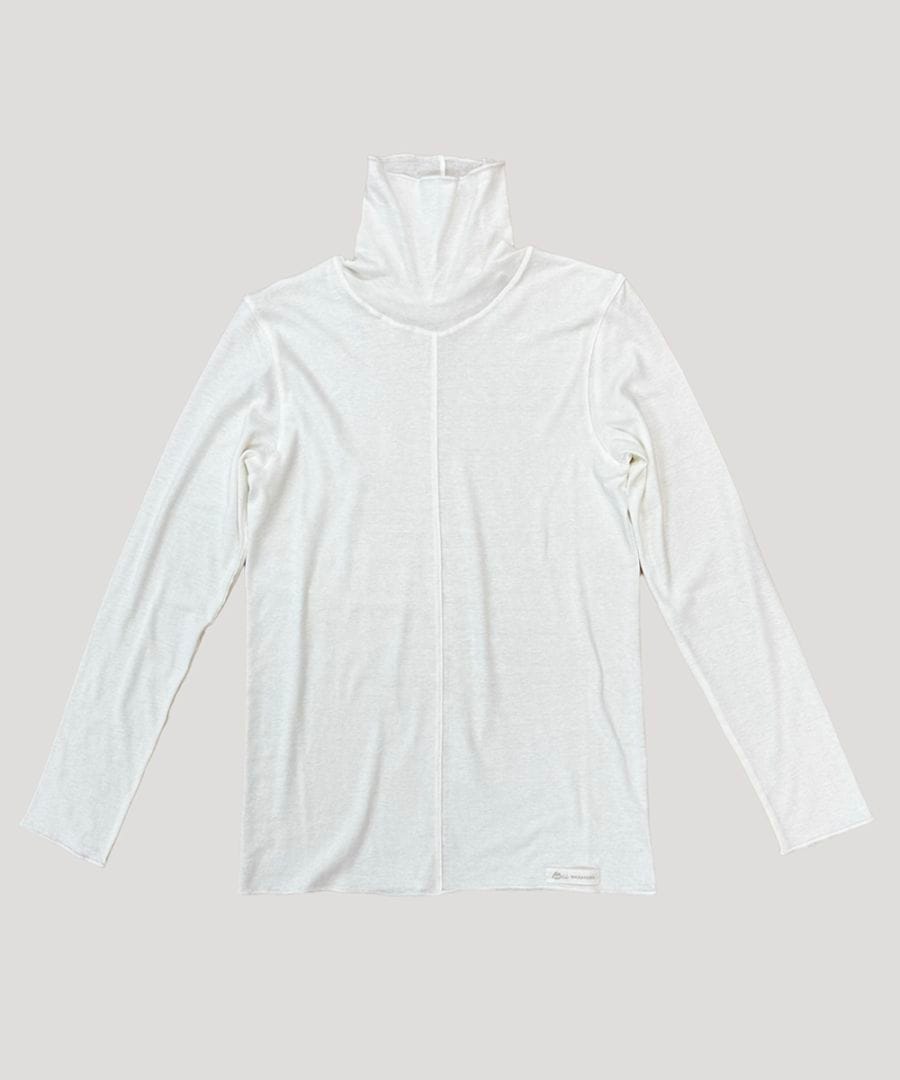 モイスト長袖タートルTシャツ【強撚フライス】