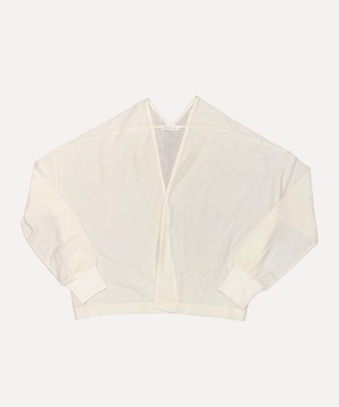 【New】モイストトッパーカーディガン【アイレット天竺】