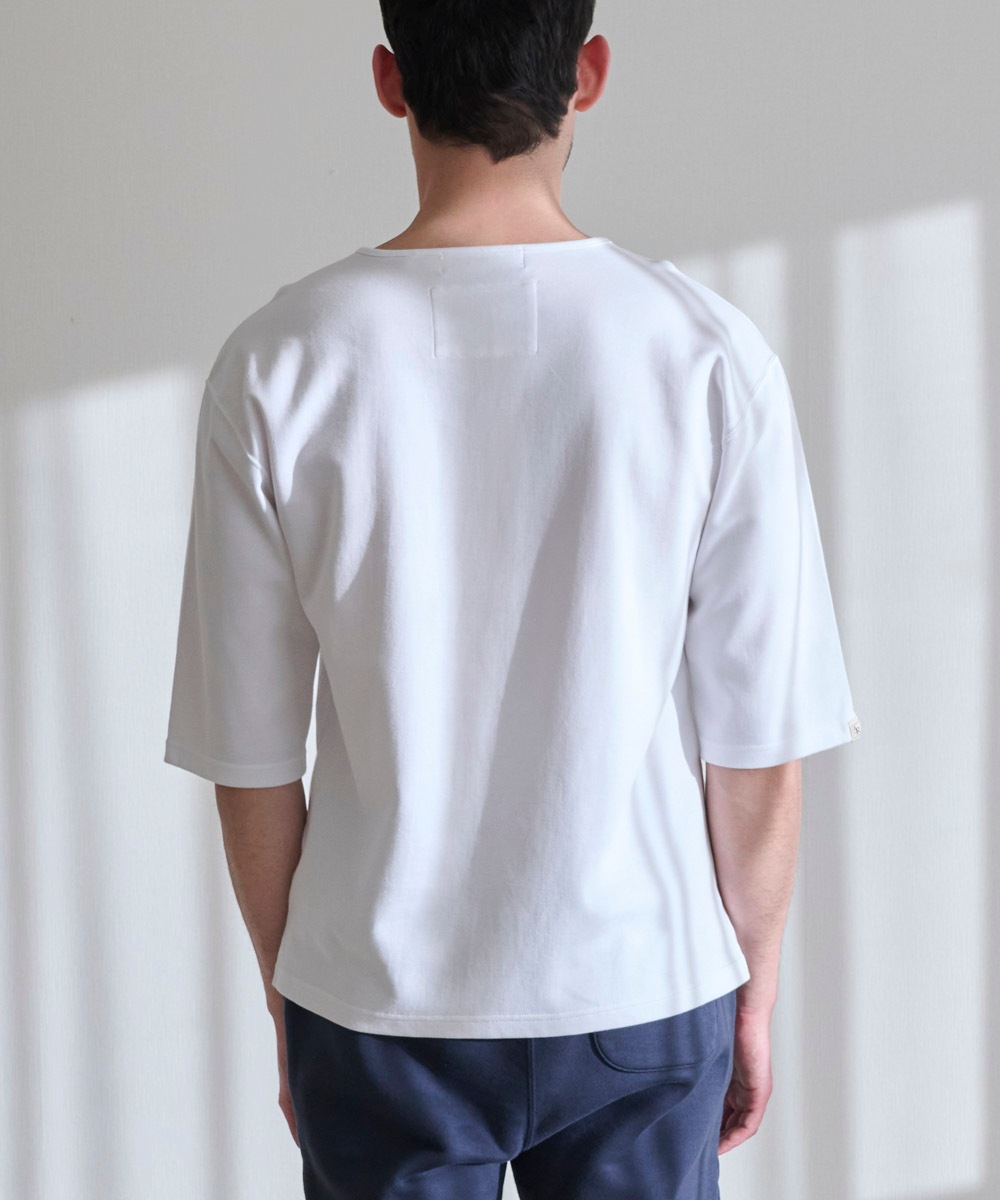 スキッパーＴシャツ【ポンチ】【コットン100%】