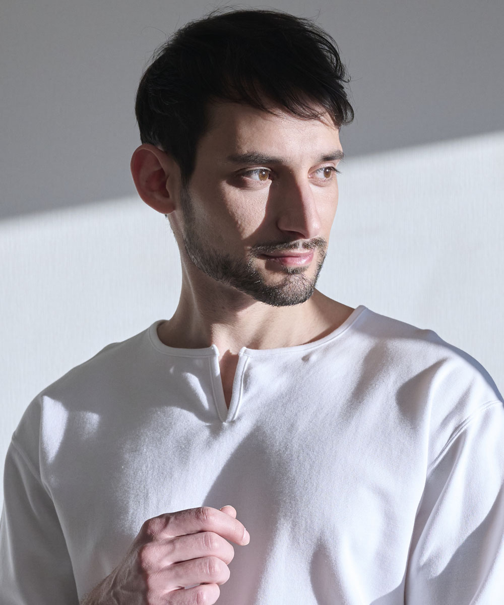 スキッパーTシャツ【ポンチ】【コットン100%】｜Five Rules公式通販