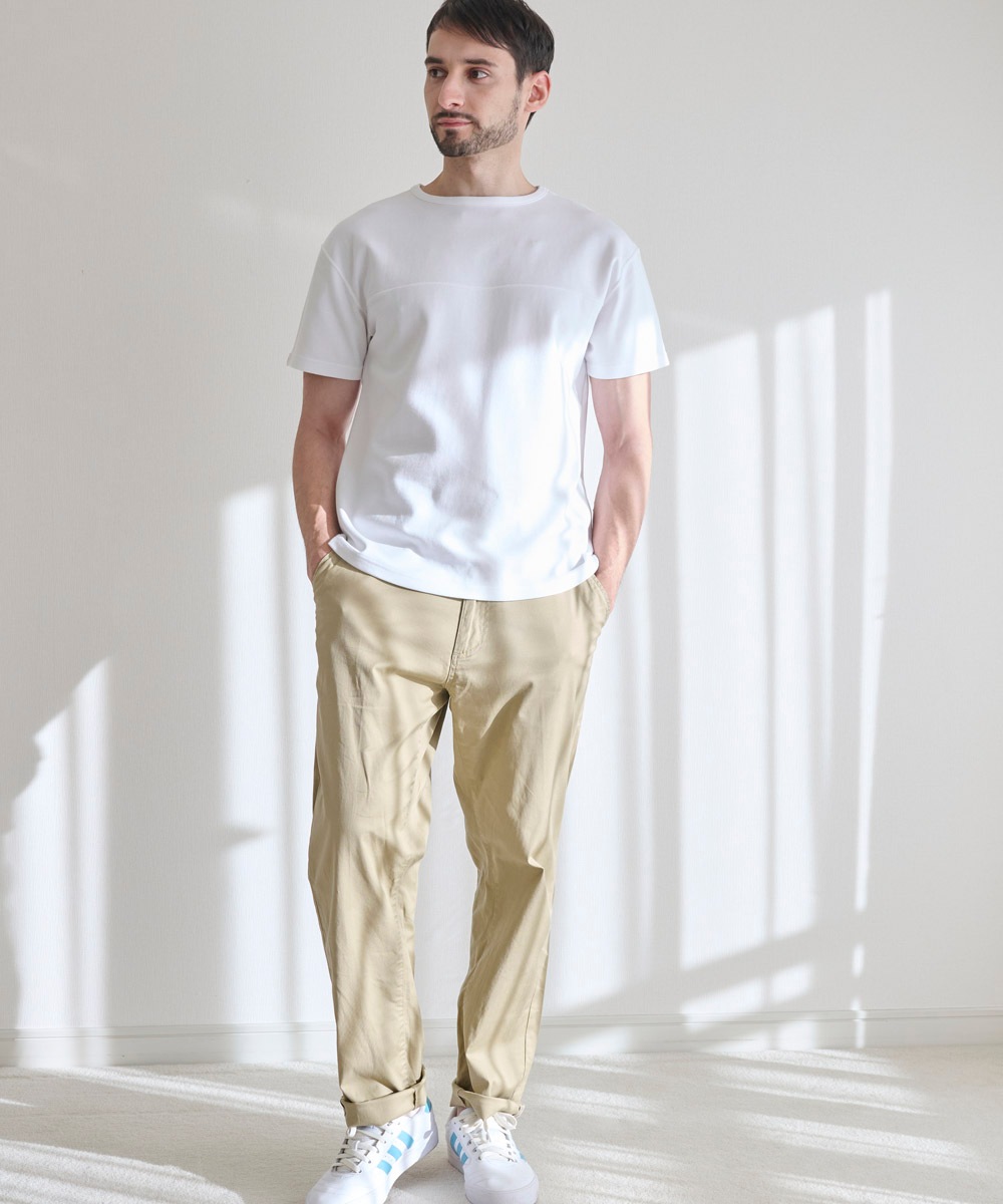 切り替えＴシャツ【ポンチ】【コットン100%】