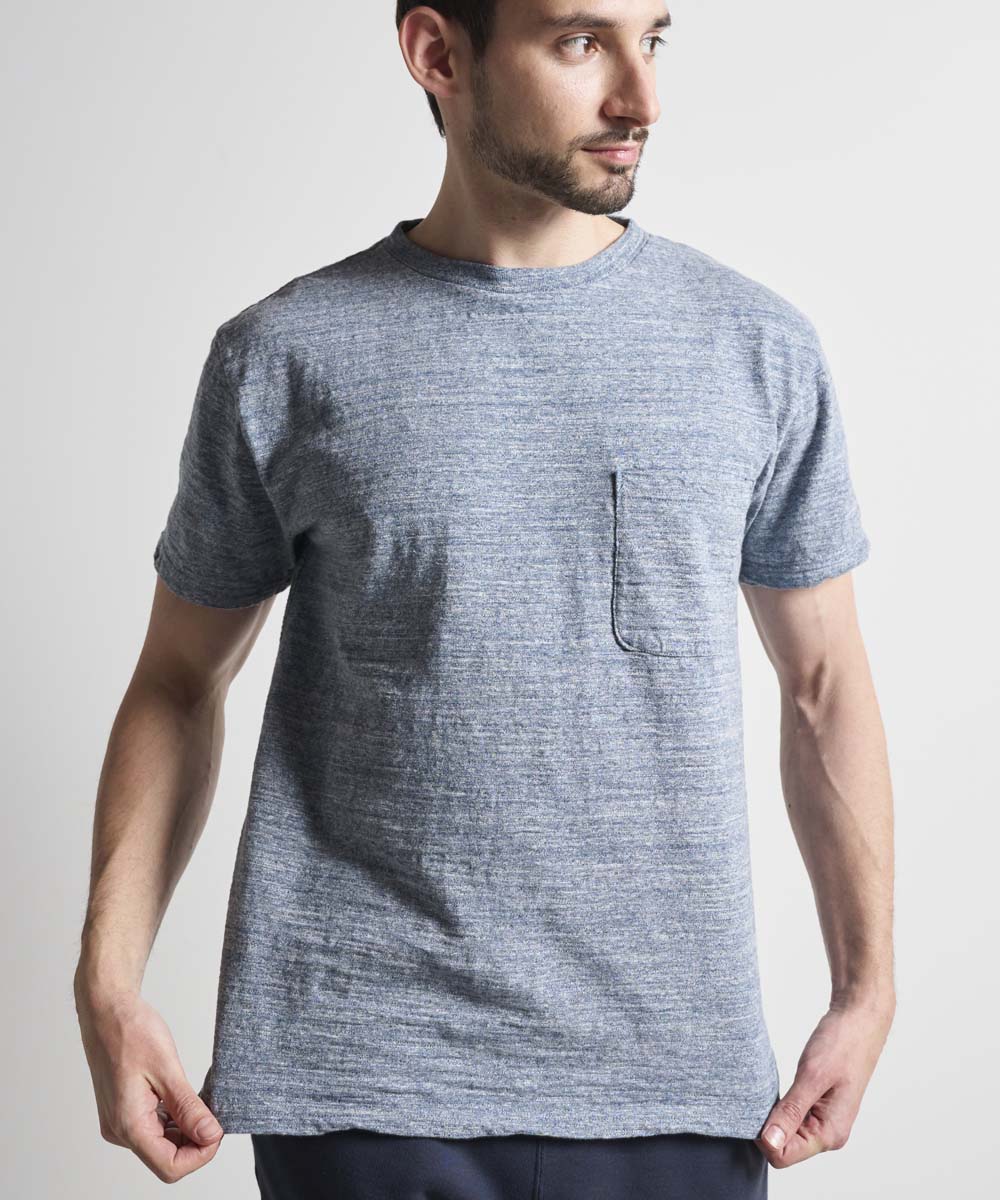 ポケット付Ｔシャツ【スラブ天竺】【コットン100%】