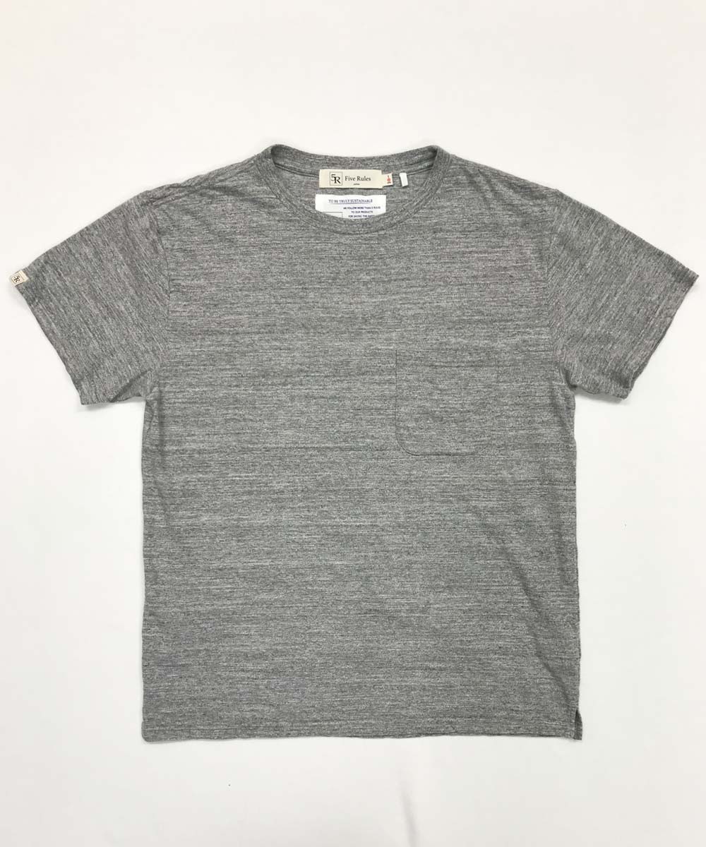 ポケット付Ｔシャツ【スラブ天竺】【コットン100%】