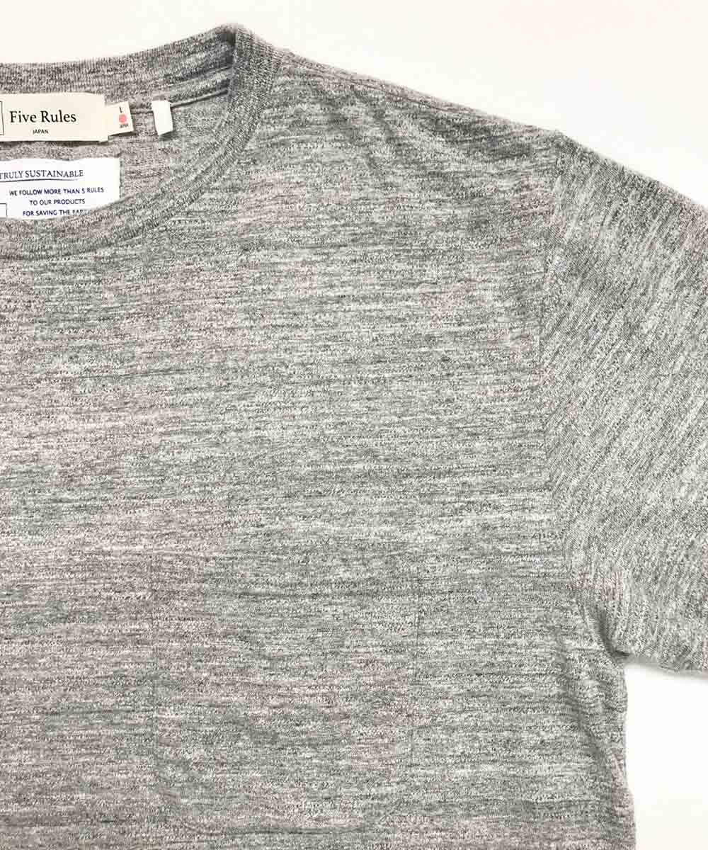 ポケット付Ｔシャツ【スラブ天竺】【コットン100%】