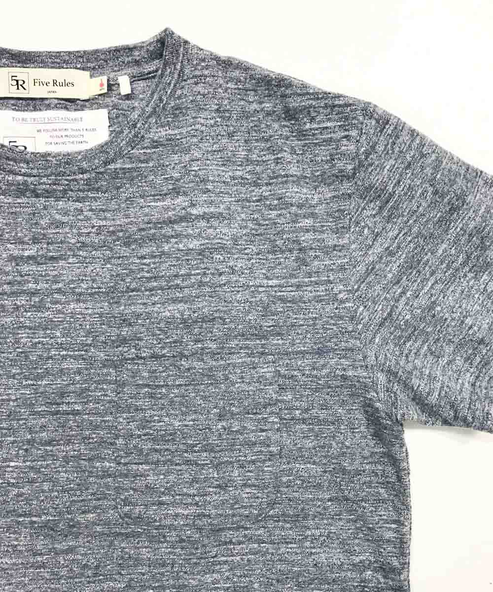 ポケット付Ｔシャツ【スラブ天竺】【コットン100%】
