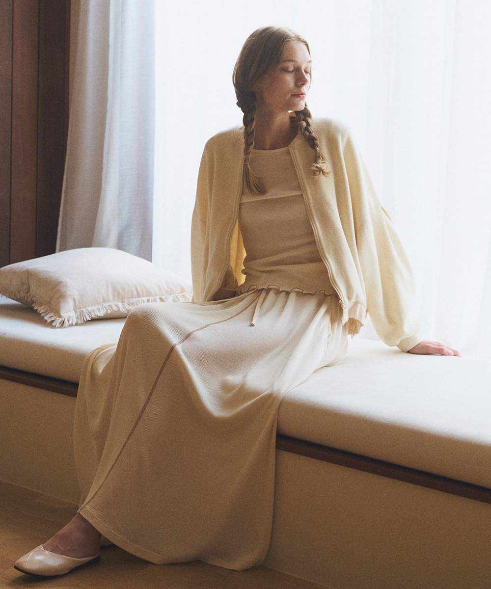 モイストボリュームワッフルスカート【ワッフル】