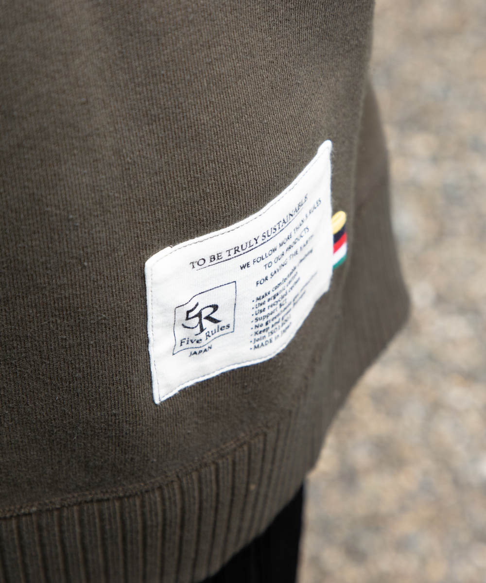 オーガニックコットンMIXスウェットパーカー【裏毛起毛】【コットン100％】