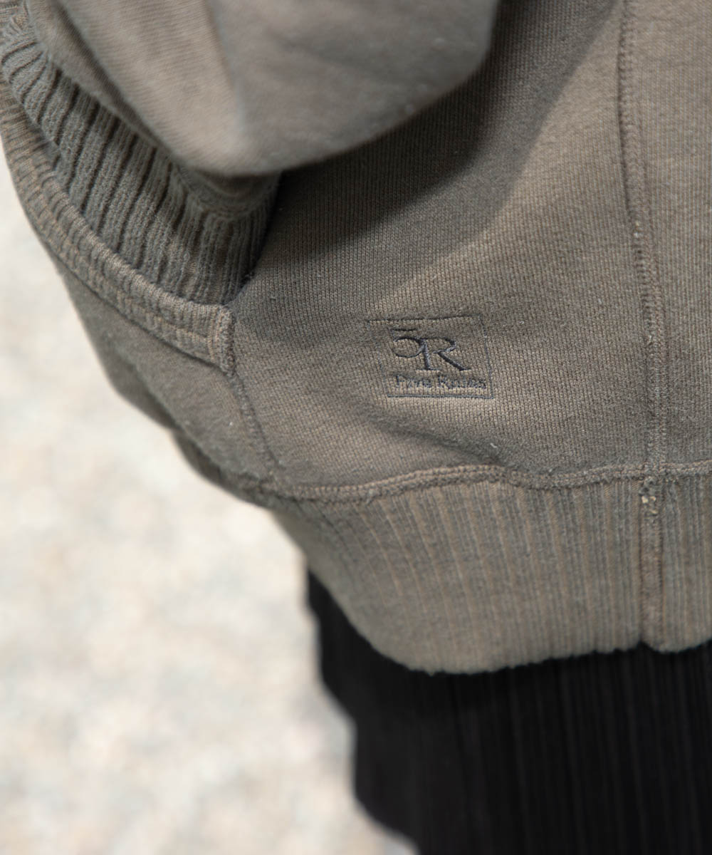 オーガニックコットンMIXスウェットパーカー【裏毛起毛】【コットン100％】