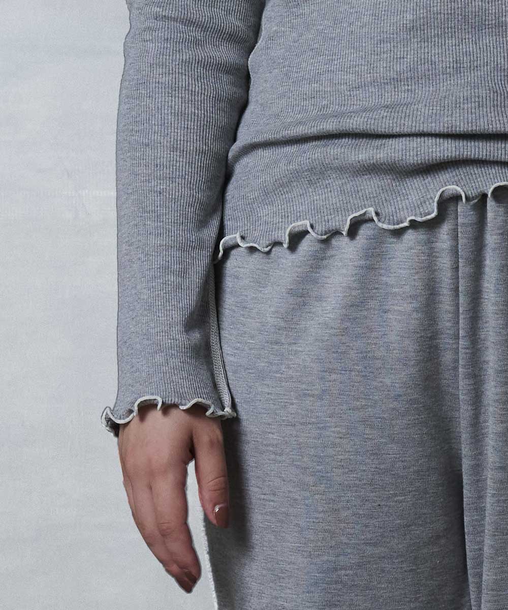 モイストメロウ長袖Tシャツ【テレコ】