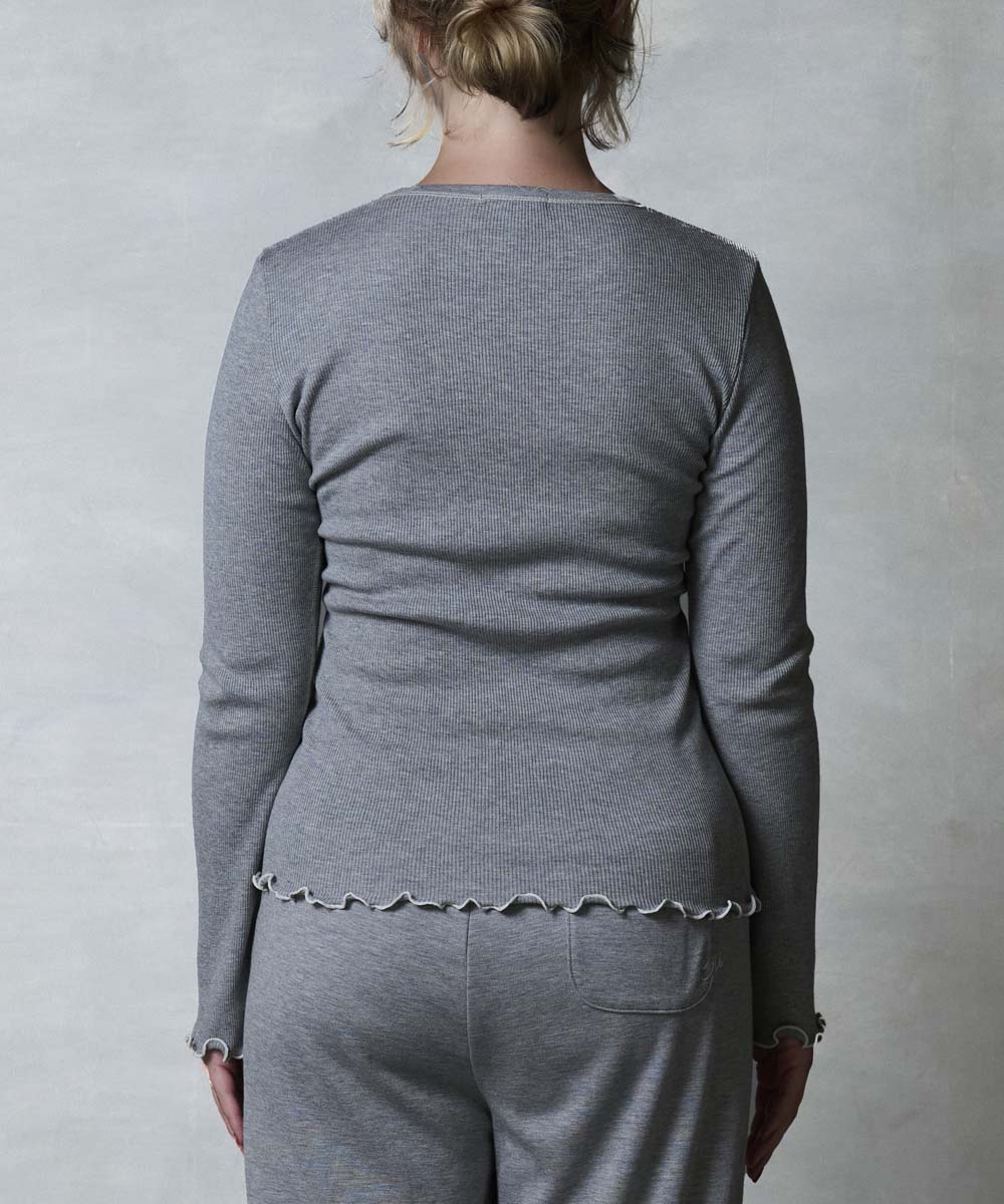 モイストメロウ長袖Tシャツ【テレコ】