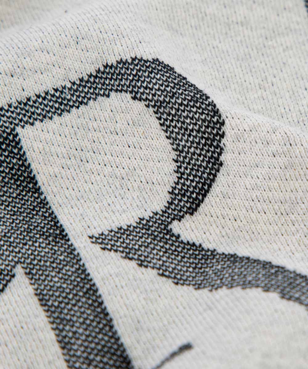 キッズ5Rロゴ・ラグラントレーナー【ジャガード裏毛】【コットン100%】