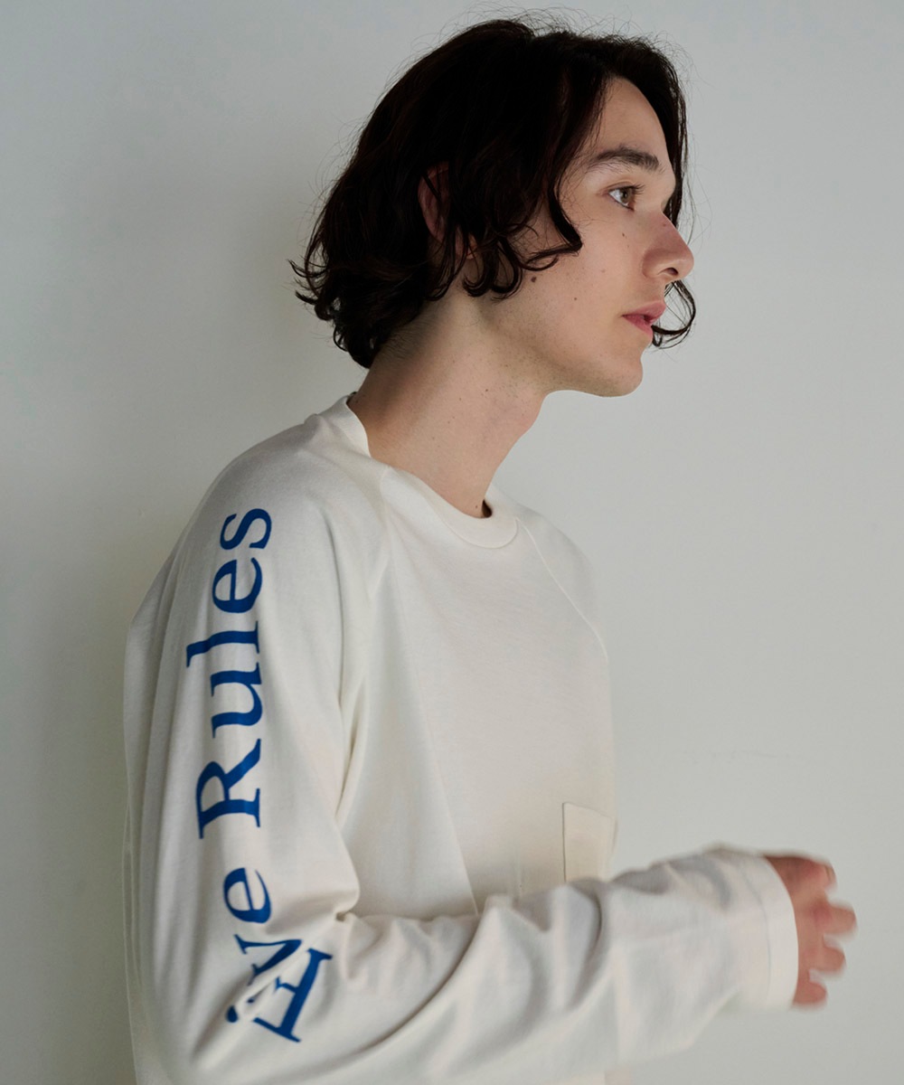 ラグラン長袖Tシャツ【吊編み天竺】【コットン100%】