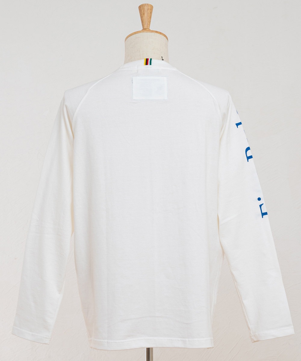 ラグラン長袖Tシャツ【吊編み天竺】【コットン100%】