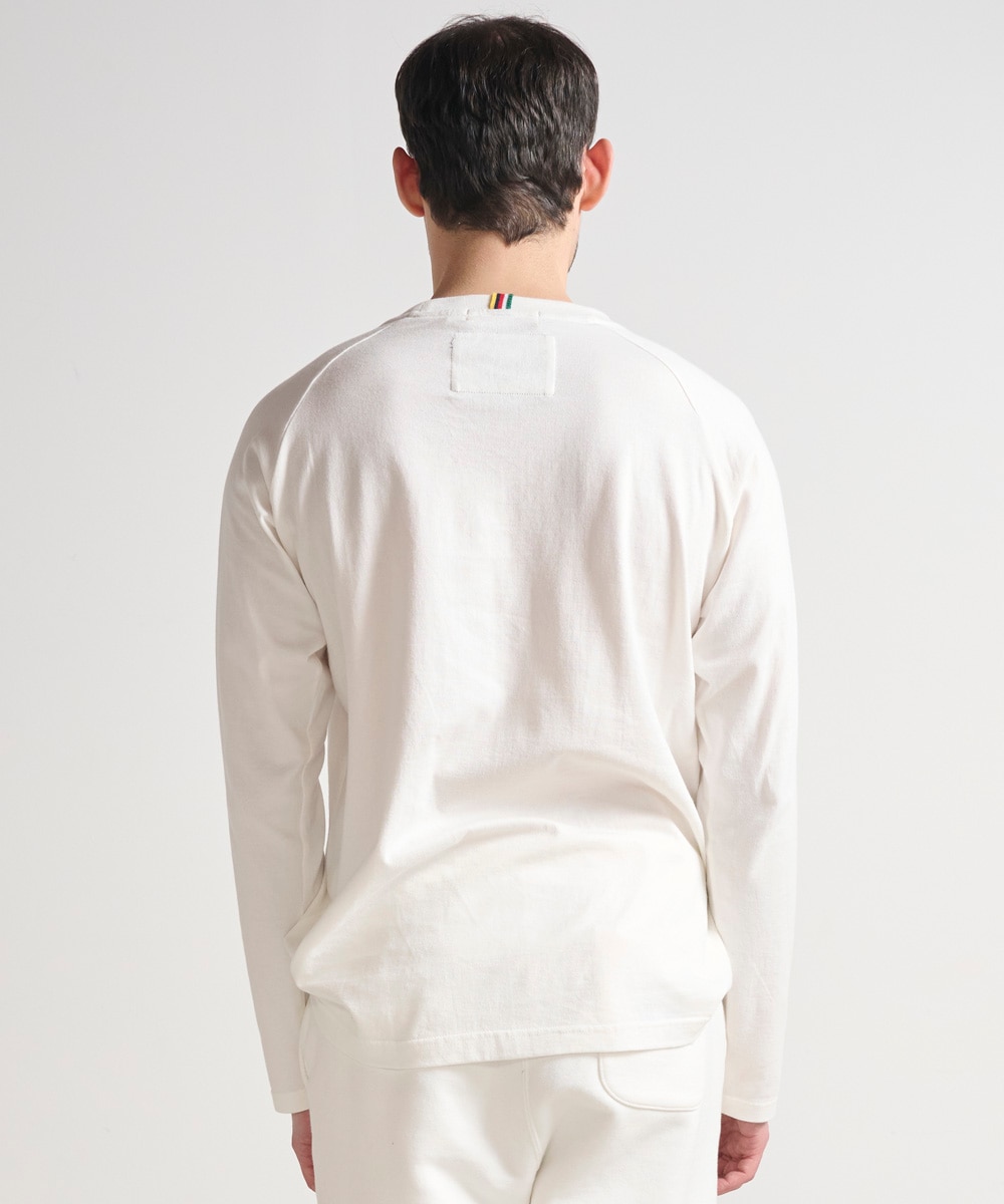 ラグラン長袖Tシャツ【吊編み天竺】【コットン100%】