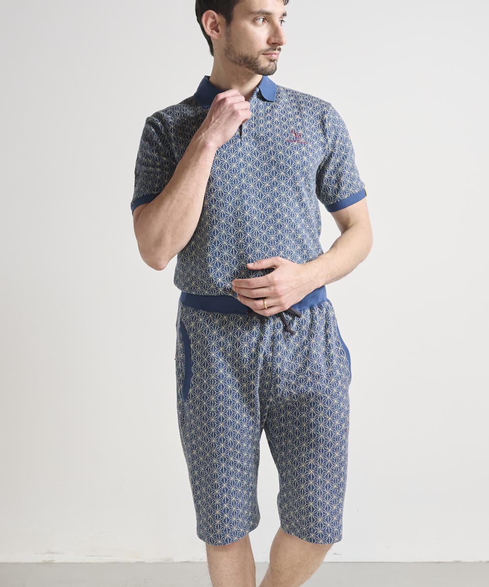 ショートパンツ【ジャガード天竺】【コットン100%】