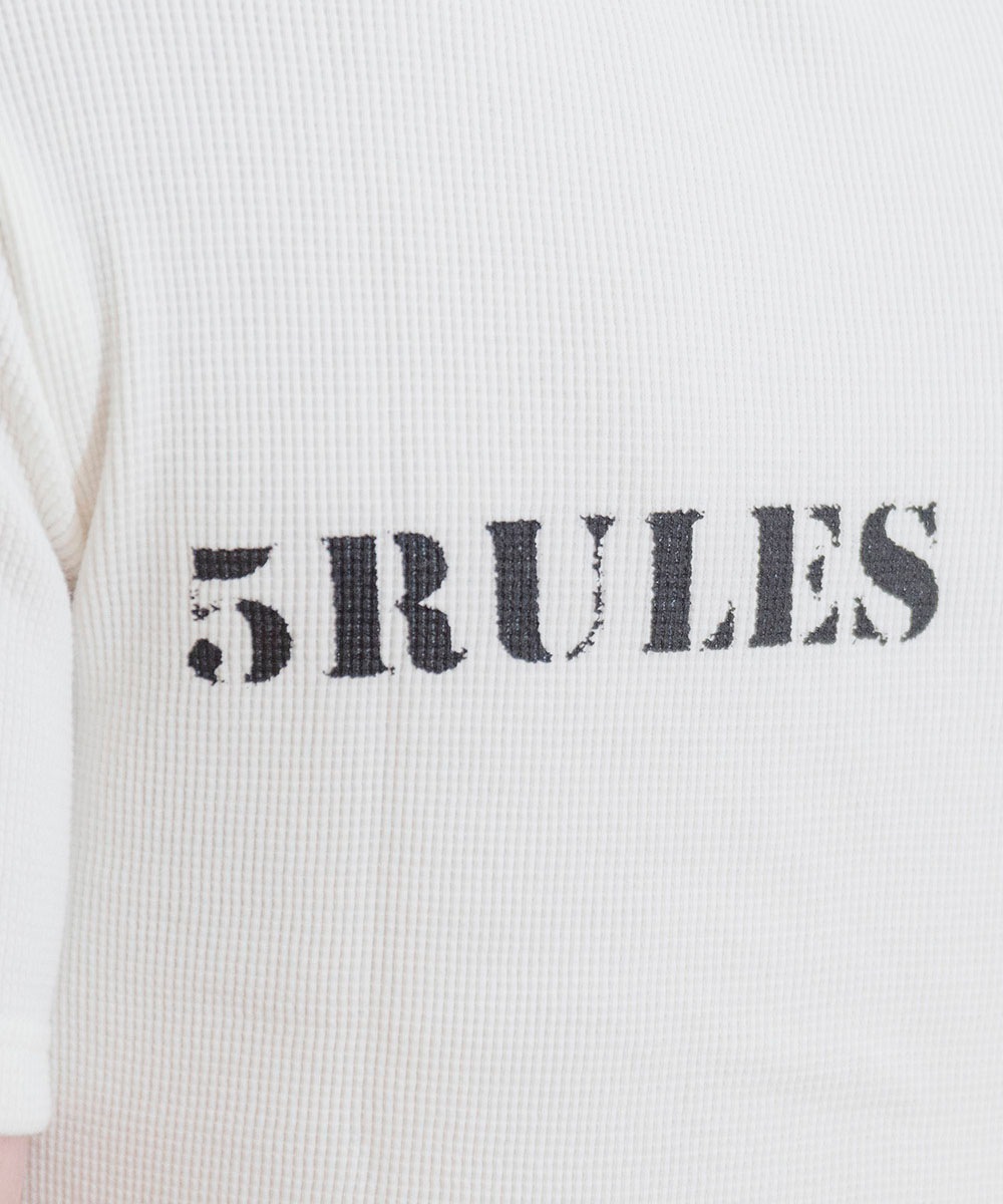 ワッフル半袖Tシャツ【コットン100％】