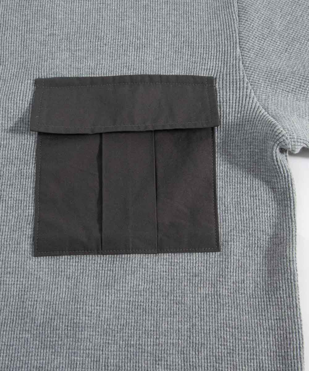 ワッフル半袖Tシャツ【コットン100％】