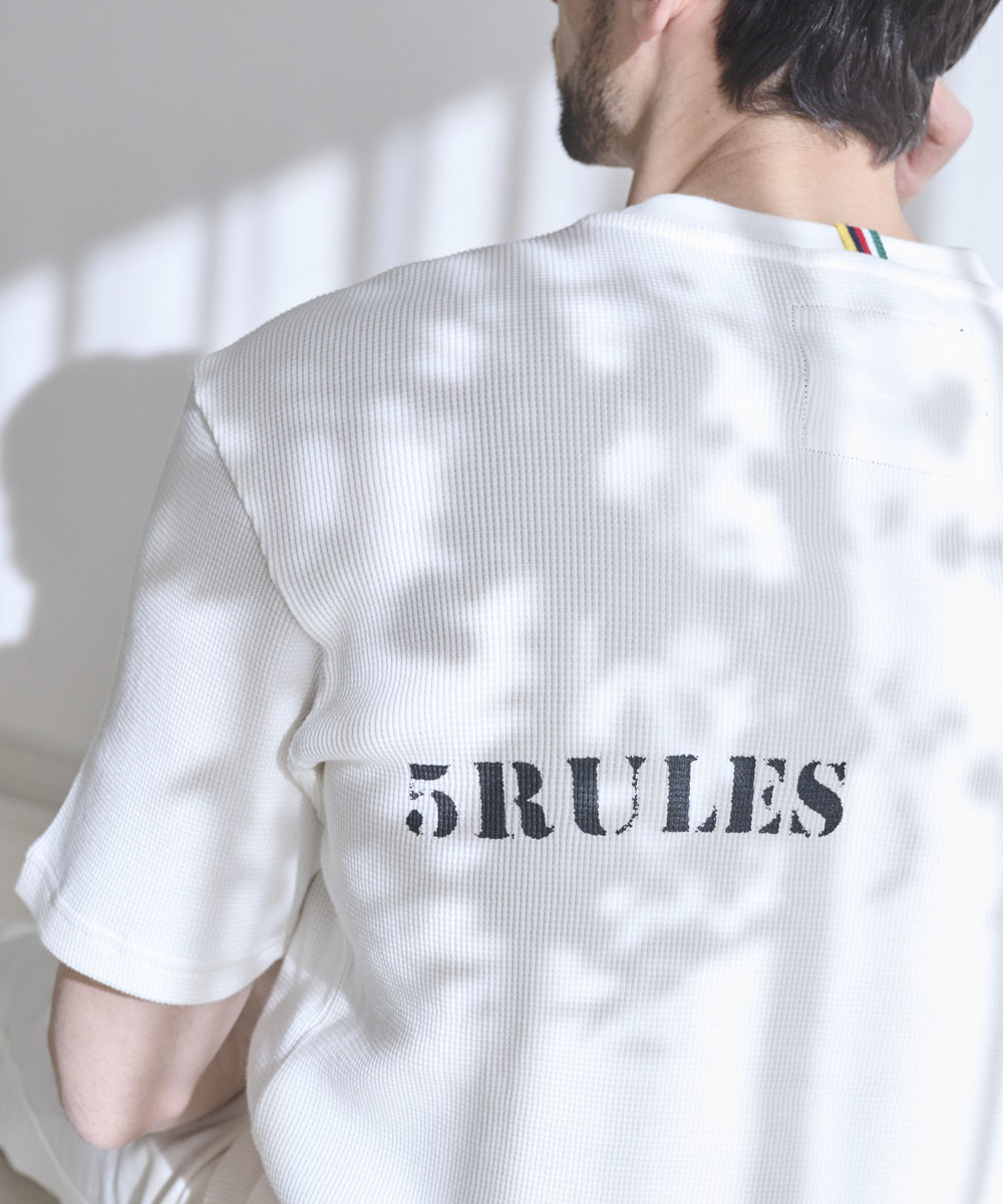 ワッフル半袖Tシャツ【コットン100％】