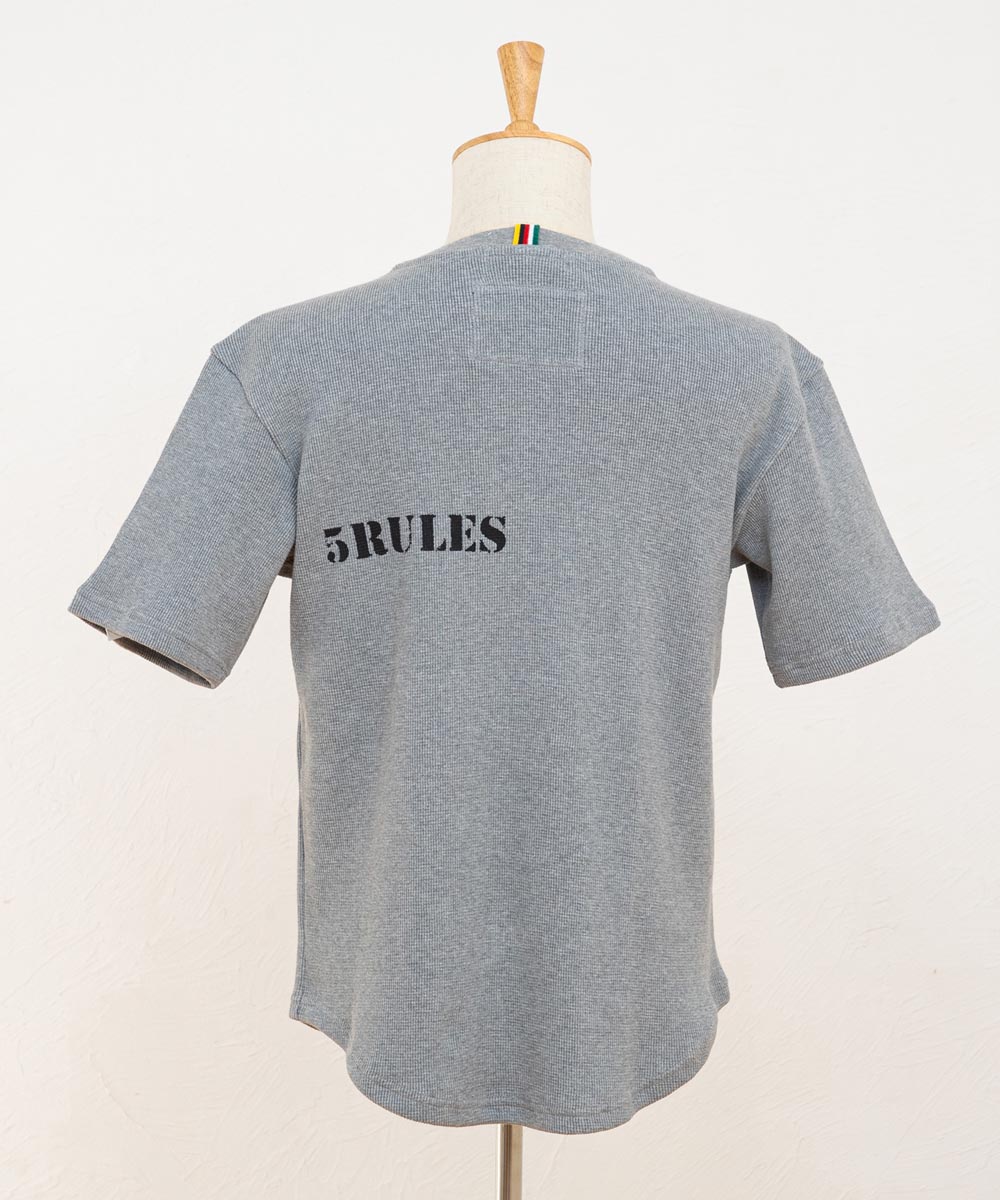 ワッフル半袖Tシャツ【コットン100％】