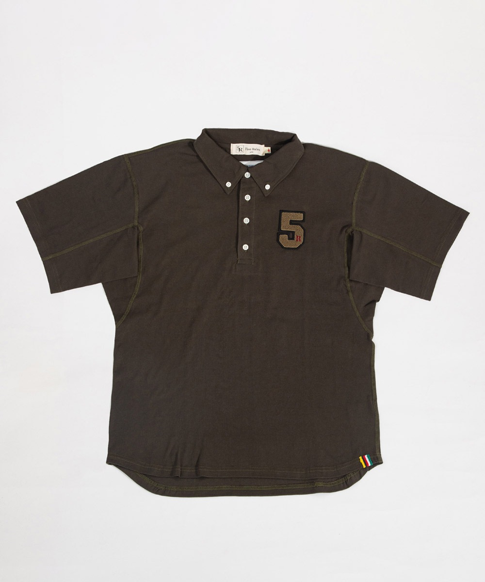 半袖ポロシャツ(サガラワッペン)【吊編み天竺】【コットン100%】