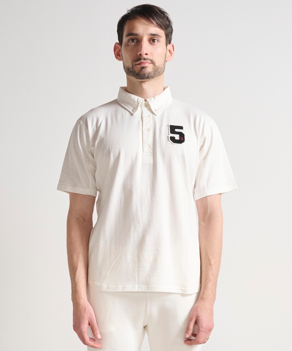 半袖ポロシャツ(サガラワッペン)【吊編み天竺】【コットン100%】