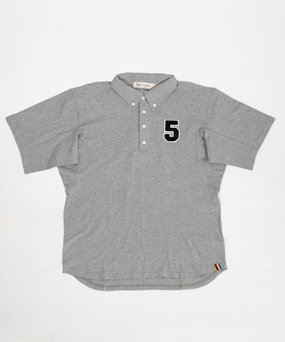 半袖ポロシャツ(サガラワッペン)【吊編み天竺】【コットン100%】