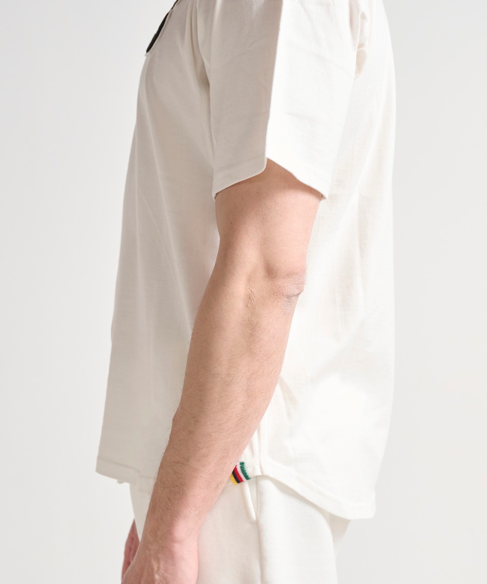 半袖ポロシャツ(サガラワッペン)【吊編み天竺】【コットン100%】