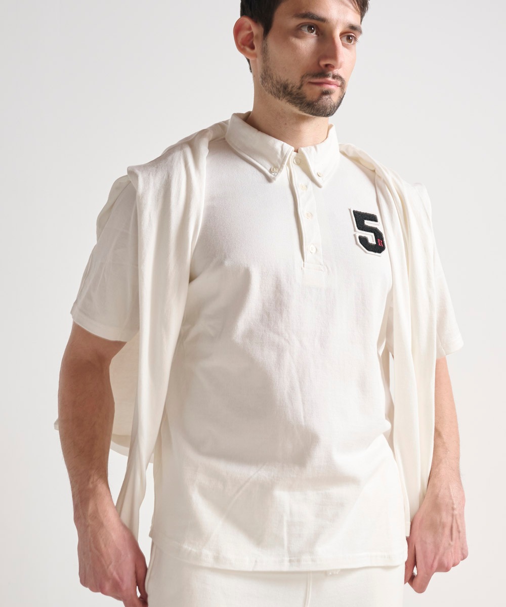 半袖ポロシャツ(サガラワッペン)【吊編み天竺】【コットン100%】