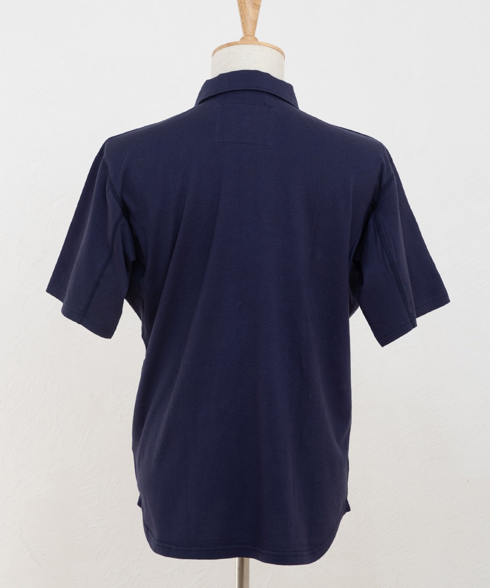 半袖ポロシャツ(サガラワッペン)【吊編み天竺】【コットン100%】
