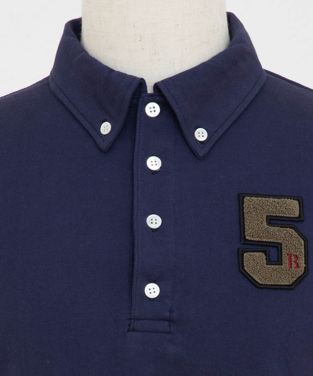 半袖ポロシャツ(サガラワッペン)【吊編み天竺】【コットン100%】