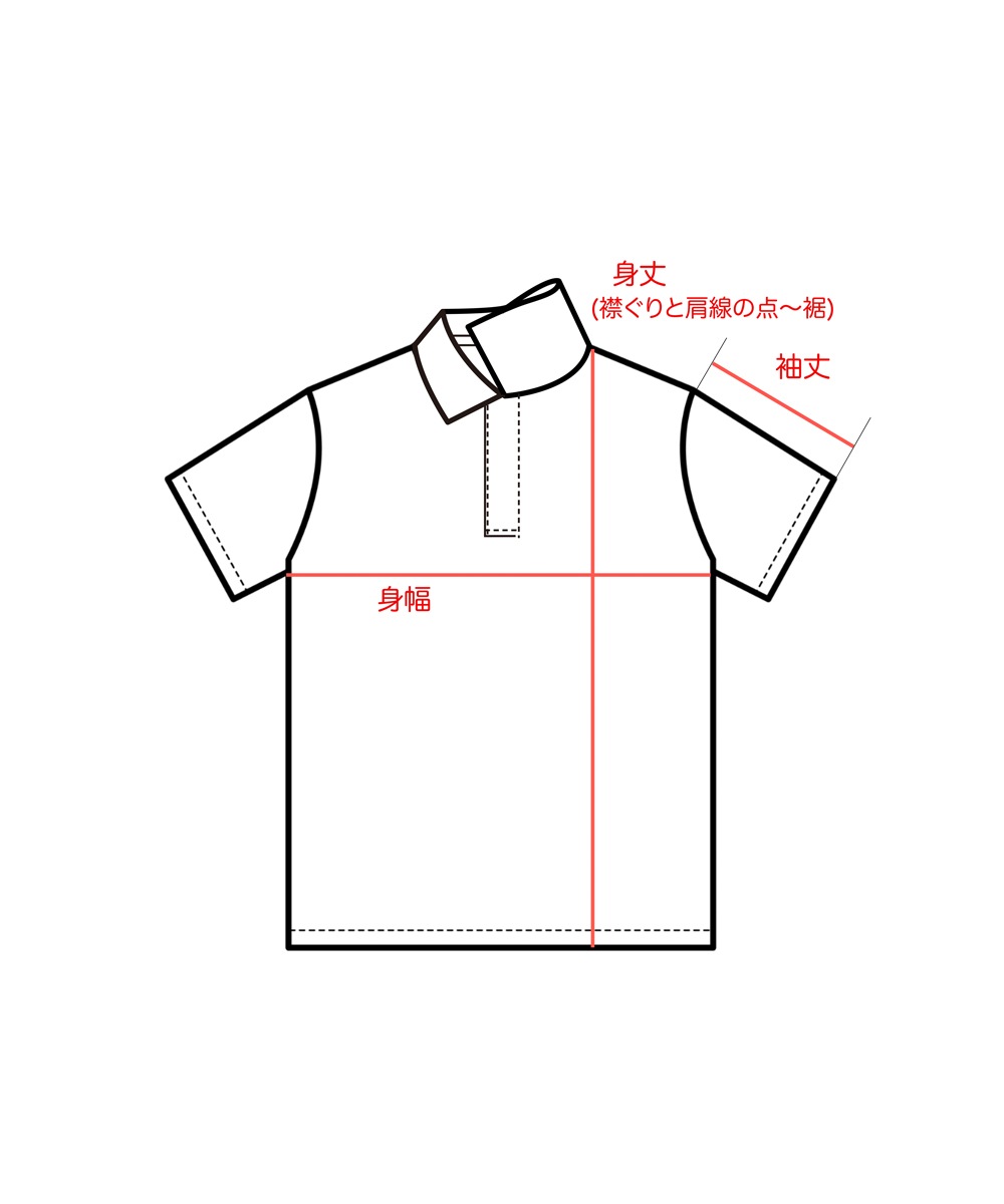 ポロ衿天竺半袖シャツ【リネン100％】