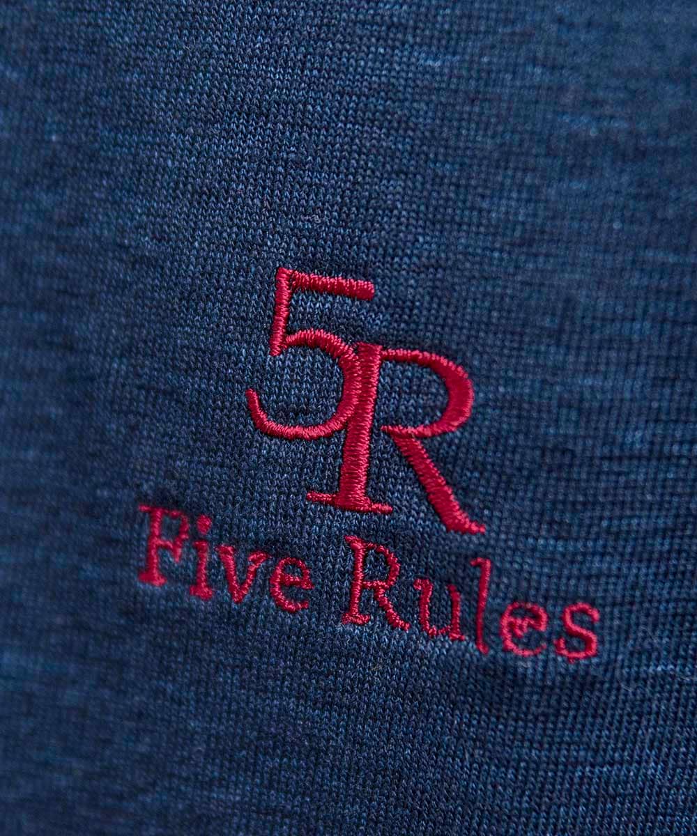 ポロ衿天竺半袖シャツ【リネン100％】