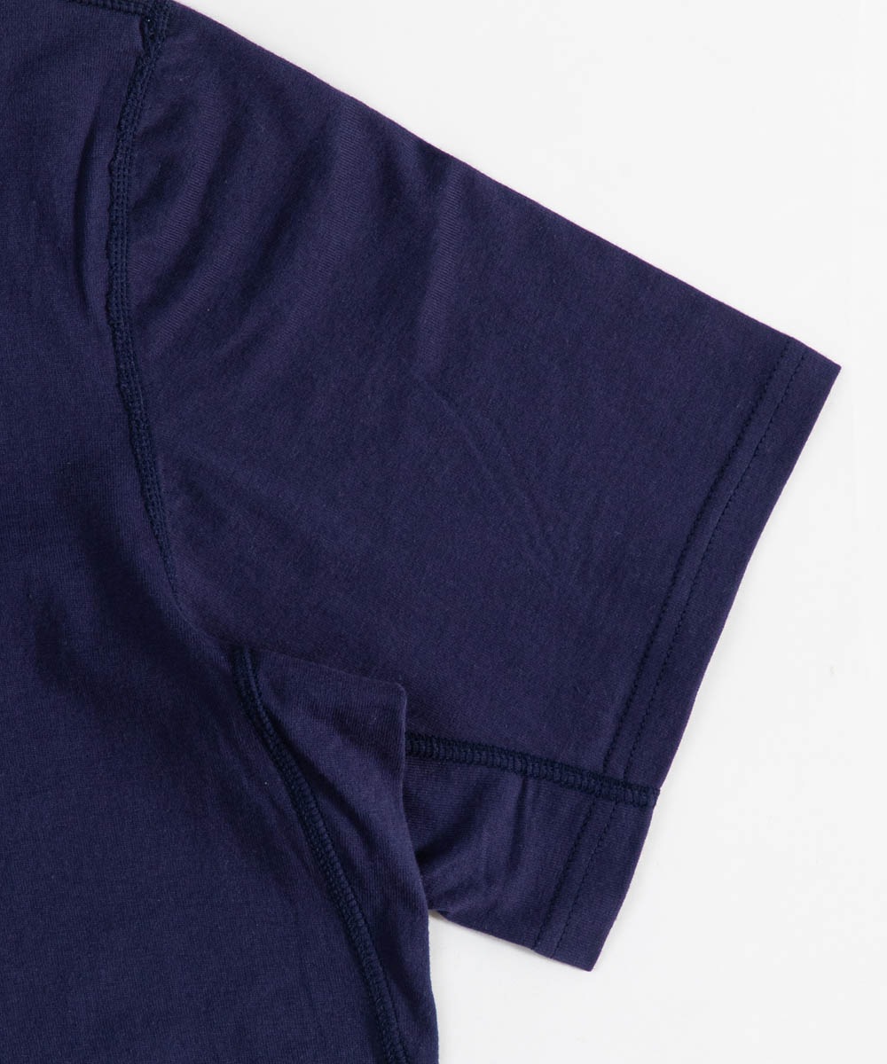 吊編み半袖Tシャツ【コットン100%】