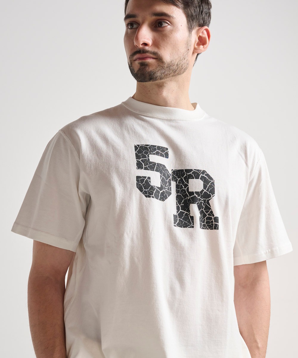 吊編み半袖Tシャツ【コットン100%】