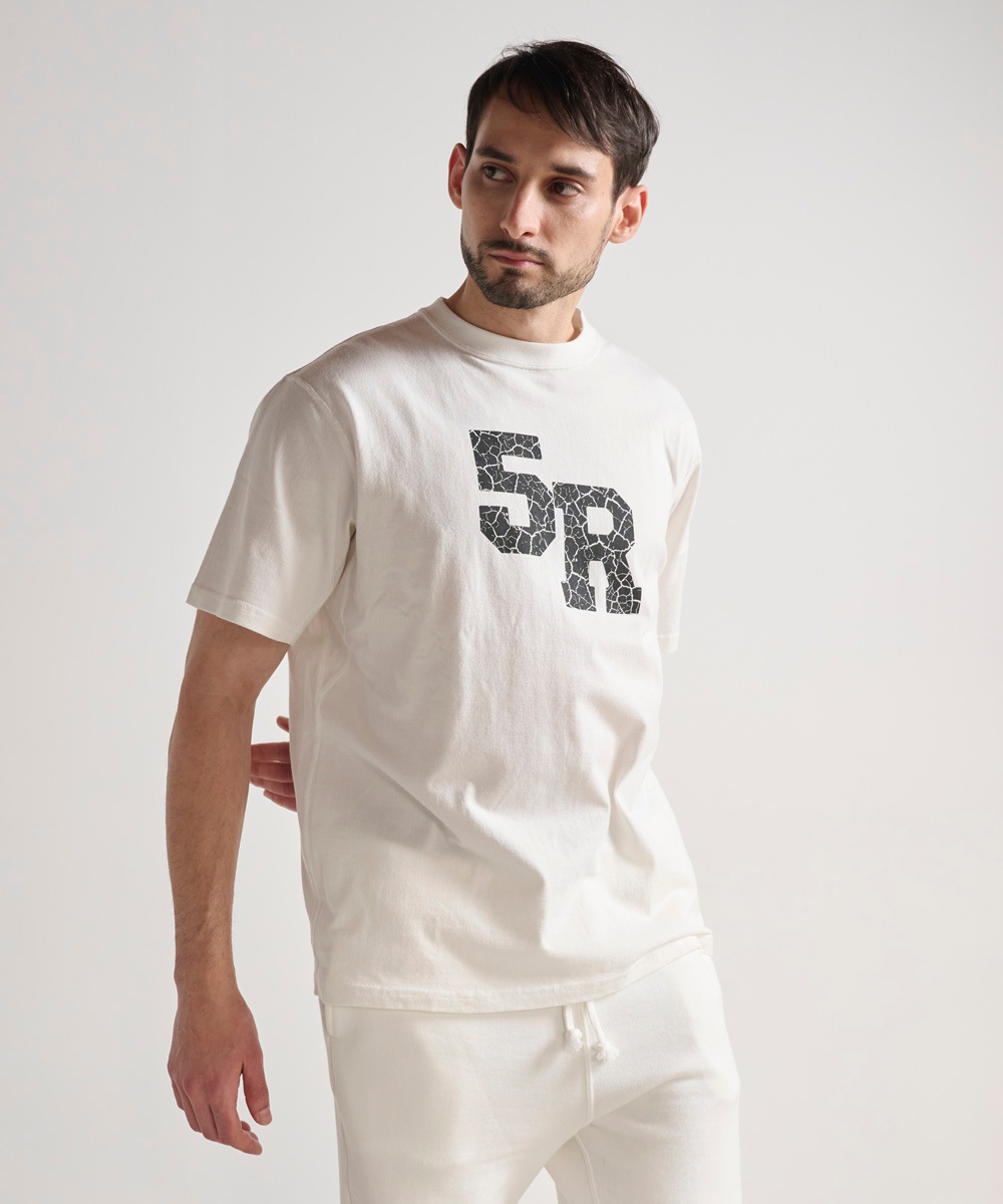 吊編み半袖Tシャツ【コットン100%】