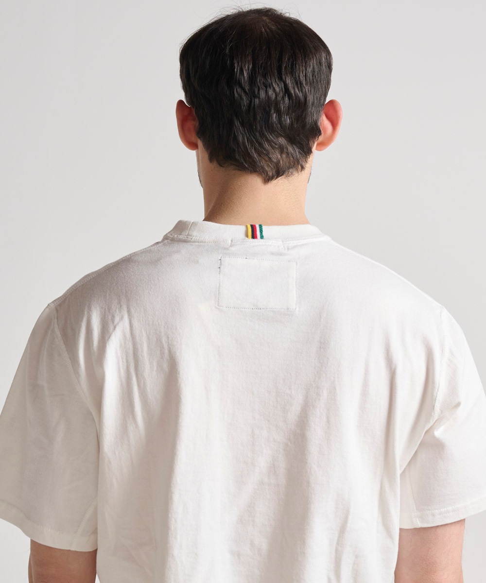 吊編み半袖Tシャツ【コットン100%】