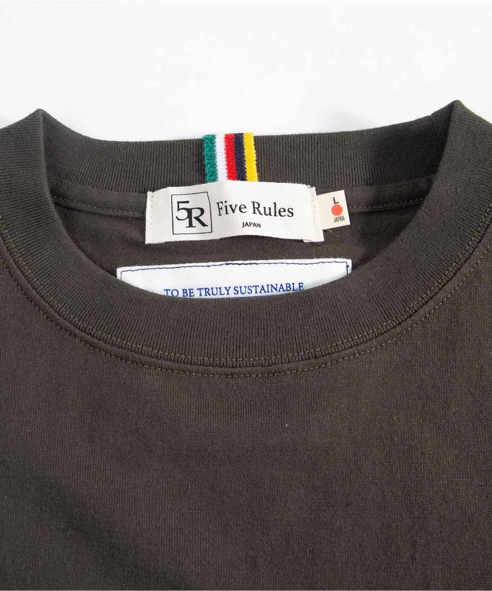 吊編み半袖Tシャツ【コットン100%】