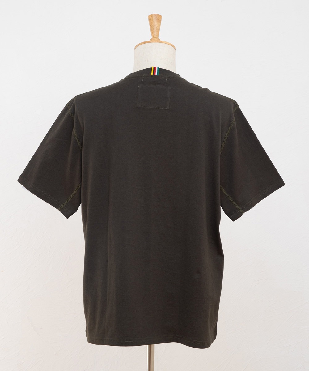 吊編み半袖Tシャツ【コットン100%】