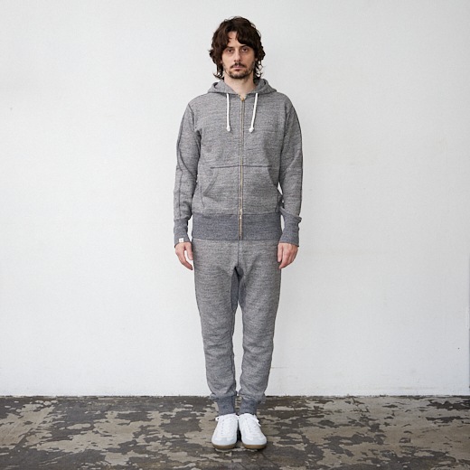 ヴィンテージ風あらびきスウェットパンツ【裏毛】【コットン100%】