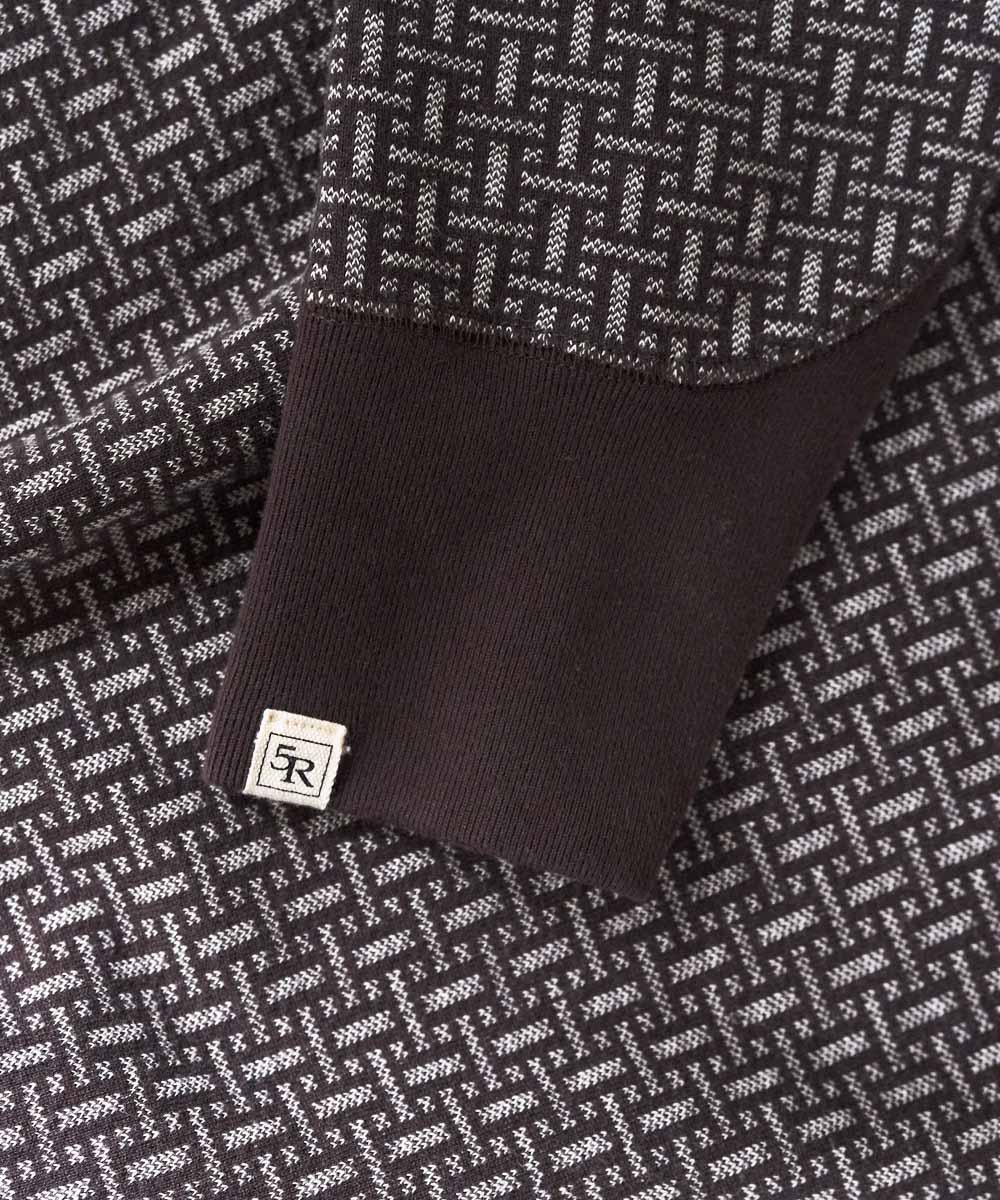 Negoro-Komonクルースウェット【ジャガード裏毛】【コットン100%】