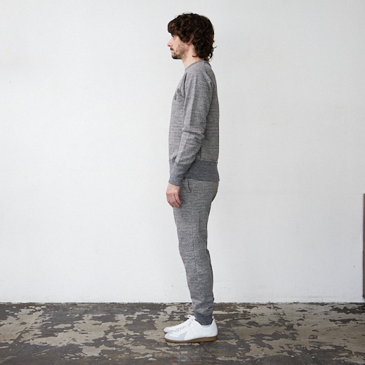 ヴィンテージ風あらびきロゴトレーナー【裏毛】【コットン100%】