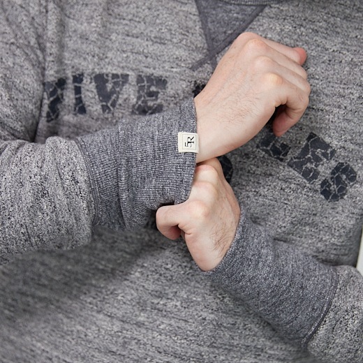 ヴィンテージ風あらびきロゴトレーナー【裏毛】【コットン100%】