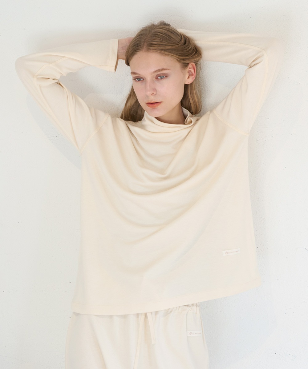 yawayumeポンチボトルネックプルオーバー【ポンチ】