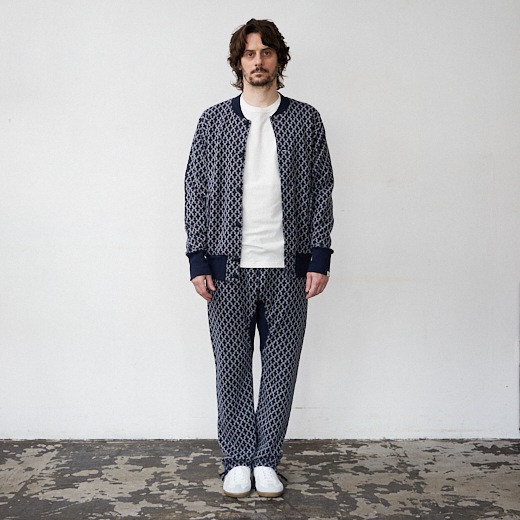 Negoro-Komonスウェットパンツ【ジャガード裏毛】【コットン100%】