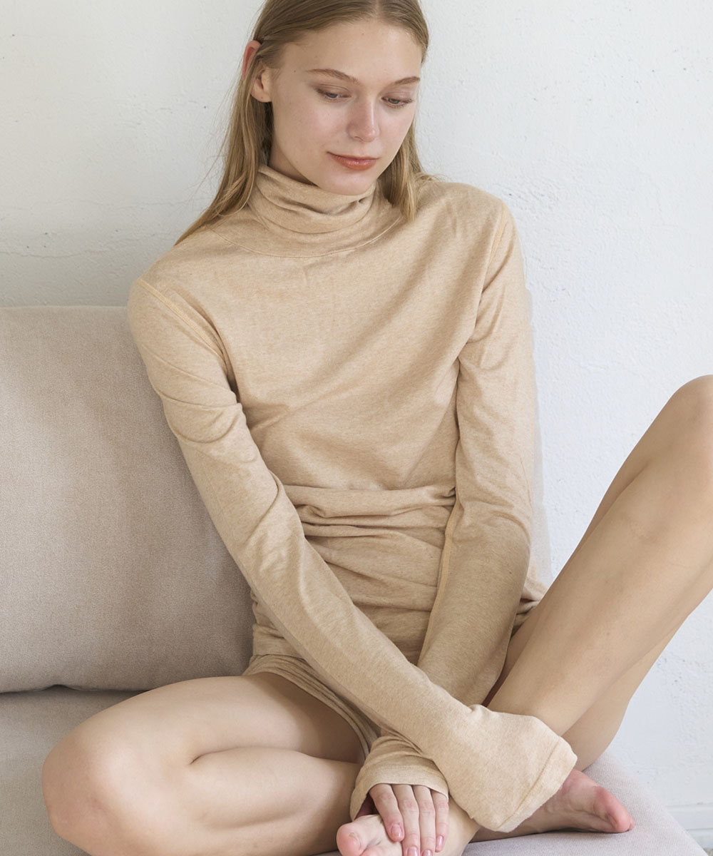 モイストタートルロングスリーブTシャツ【天竺】